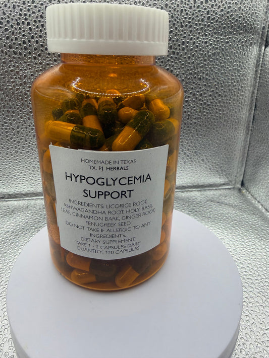 All-Natural Hypoglycemia Support Capsules for natural blood sugar balance and energy support