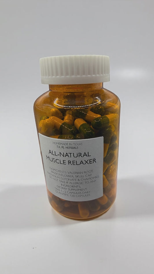 All-Natural Muscle Relaxer Capsules