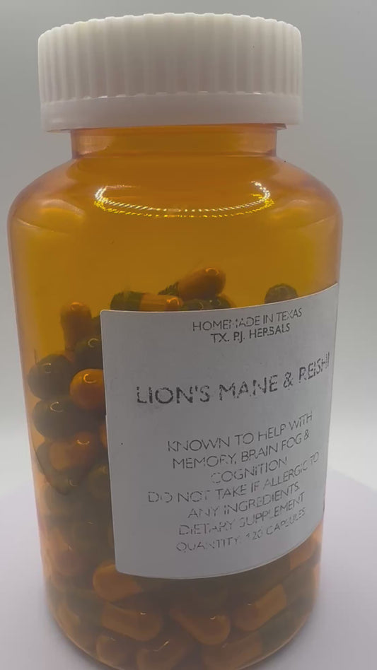 Lion’s Mane and Red Reishi Capsules Promote Mental Clarity and Cognitive Enhancement