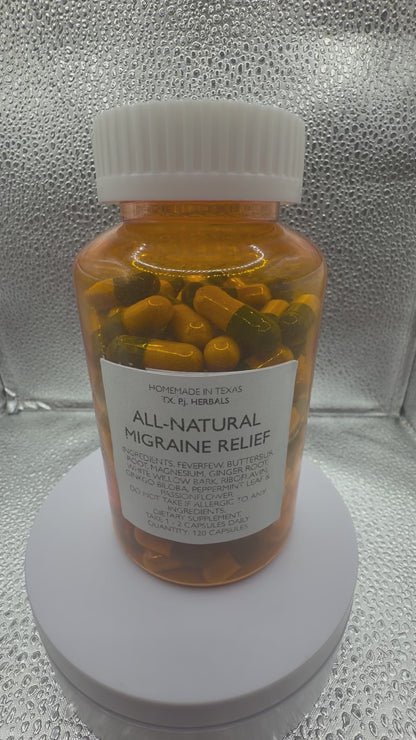 All-Natural Migraine Relief Capsules